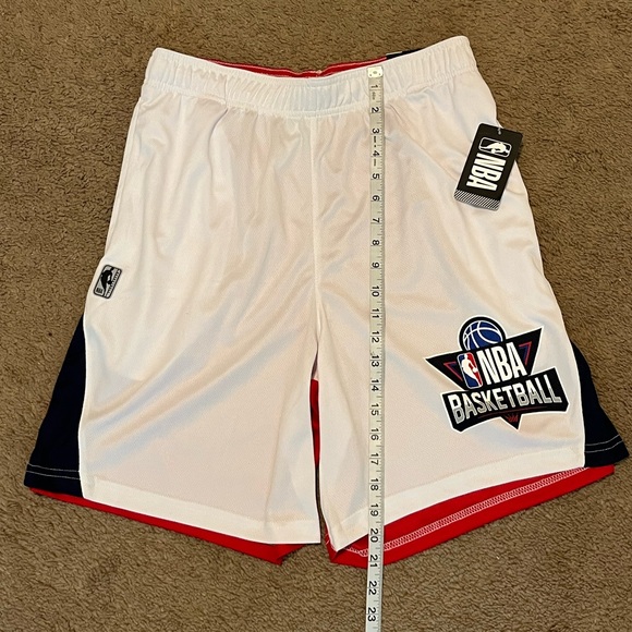Official NBA Basketball White & Black Short Size: Medium - Picture 5 of 5